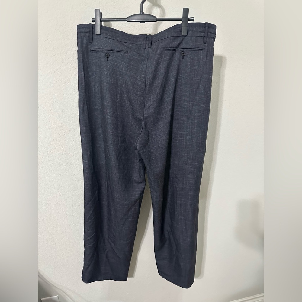 The Row Dark‎ Chambray Wide Leg Trouser Medium - Picture 4 of 11